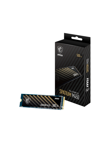 MSI Spatium M450 PCIe 4.0 NVMe M.2 500GB V1 PCI Express 4.0 3D NAND