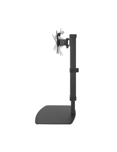 AISENS Soporte De Mesa Eco Giratorio E Inclinable Para Monitor/tv 8kg De 17-32, Negro