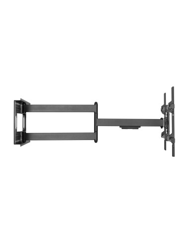 AISENS Soporte Pro Giratorio, Inclinable Y Nivelable Para Monitor/tv 50kg De 43-80, Negro