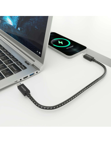AISENS A156-0867 cable USB USB4 Gen 3x2 1 m USB C