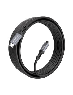AISENS Cable USB 3.2 Gen1 Aluminio 5Gbps 4K@60Hz 3A 60W E-Mark, Tipo USB-C/M-USB-C/M, Negro, 7.0M 2