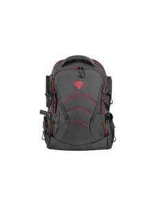 GENESIS Pallad 550 43,9 cm (17.3") Mochila Negro, Rojo