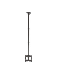 AISENS Soporte de techo giratorio, inclinable, extensible para monitor/TV 50kg de 23”-43”, Negro 2