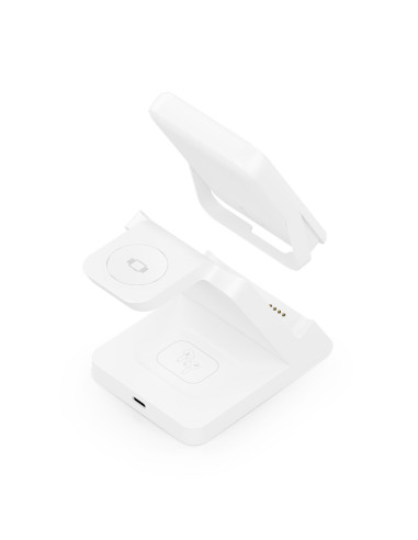 AISENS ASCH-15W4WC063-W cargador de dispositivo móvil Auriculares, Smartphone, Reloj inteligente Cargador inalámbrico Interior