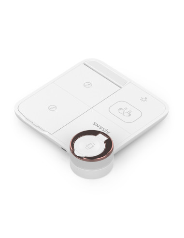 AISENS ASCH-15W4WC061-W cargador de dispositivo móvil Auriculares, Smartphone, Reloj inteligente Cargador inalámbrico Interior