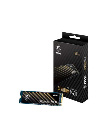 MSI Spatium M450 PCIe 4.0 NVMe M.2 500GB PCI Express 4.0 3D NAND