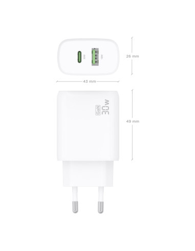 AISENS A110-0923 cargador de dispositivo móvil Cámara digital, MP3, MP4, Teléfono móvil, Navegante, Portátil, Consola de juegos 