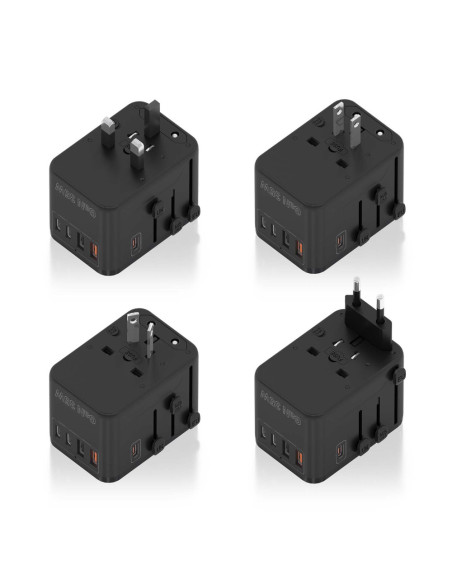 AISENS ASPS-2A3C09-BK cargador de dispositivo móvil Corriente alterna Carga rápida Interior