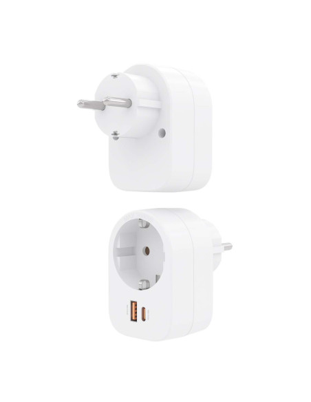 AISENS ASPS-1A1C06-W cargador de dispositivo móvil Universal Blanco Corriente alterna Carga rápida Interior