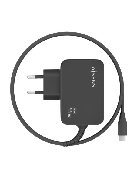 AISENS ASCH-1PD45WL032-BK cargador de dispositivo móvil Universal Corriente alterna Interior