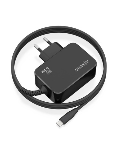 AISENS ASCH-1PD65WL033-BK cargador de dispositivo móvil Universal Corriente alterna Interior
