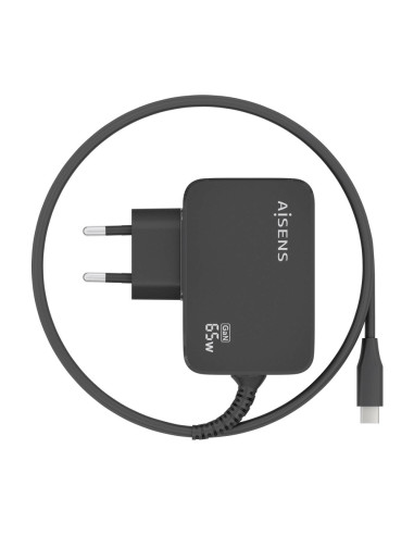 AISENS ASCH-1PD65WL033-BK cargador de dispositivo móvil Universal Corriente alterna Interior