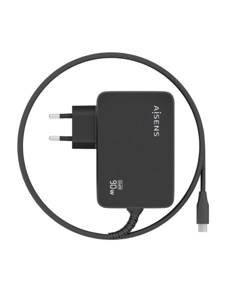 AISENS ASCH-1PD90WL034-BK cargador de dispositivo móvil Universal Negro Corriente alterna Interior