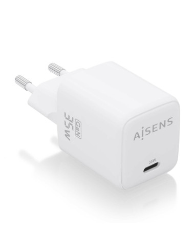 AISENS ASCH-35W1P016-W cargador de dispositivo móvil Universal Corriente alterna Carga rápida Interior