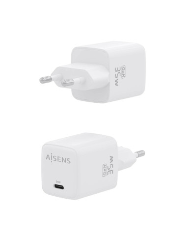 AISENS ASCH-35W1P016-W cargador de dispositivo móvil Universal Corriente alterna Carga rápida Interior