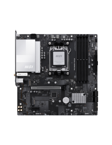 MSI PRO B840M-P WIFI6E placa base AMD B840 Zócalo AM5 micro ATX