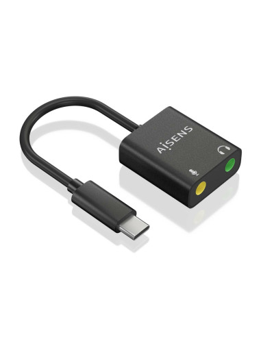 AISENS A109-0767 cambiador de género para cable 2x 3.5 mm