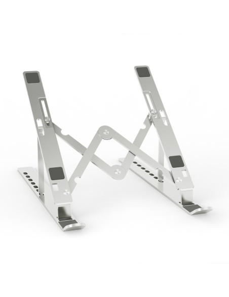 AISENS Soporte de Sobremesa Ajustable para Portatil / Tablet, Plata