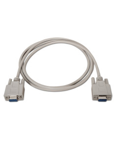 AISENS A112-0067 cable de serie Beige 1,8 m DB9 2