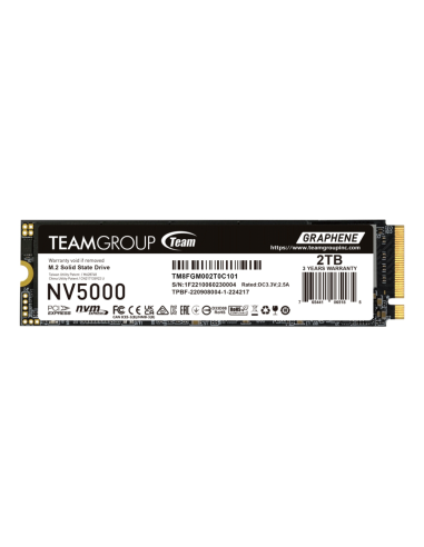 Team Group NV5000 2 TB M.2 PCI Express 4.0 NVMe 3D NAND