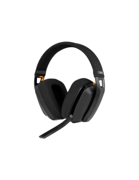 Krom Kanji Auriculares Inalámbrico y alámbrico Diadema Juego USB Tipo C Bluetooth Negro