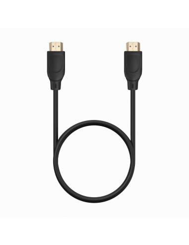 AISENS Cable HDMI V2.0 Premium Alta Velocidad / Hec 4K@60Hz 18Gbps, A/M-A/M, Negro, 0.5m