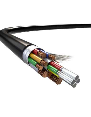 AISENS Cable Hdmi V2.1 AOC Desmontable Ultra Alta Velocidad / Hec 8K@60Hz 4K@120Hz 4:4:4 48Gbps, A/M-D/A/M, Negro, 15M