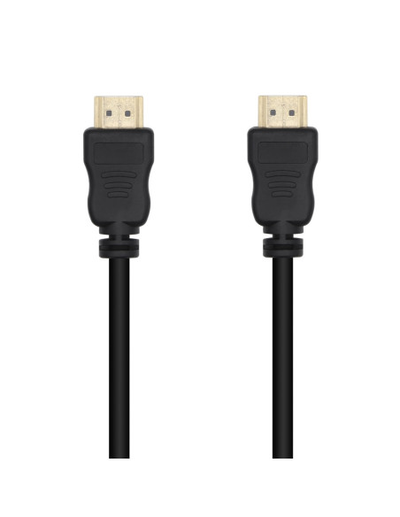 AISENS Cable HDMI V1.4 Alta Velocidad 14+1 CCS, A/M-A/M, Negro, 1.0m