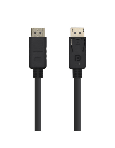 AISENS Cable Displayport V1.4 8K@60HZ, DP/M-DP/M, Negro, 2.0m