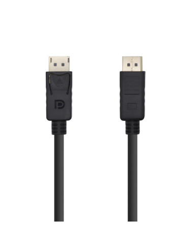 AISENS Cable Displayport V1.2 4K@60HZ, DP/M-DP/M, Negro, 5.0m