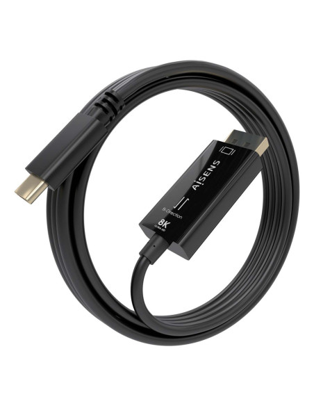 AISENS A109-0879 adaptador de cable de vídeo 1,8 m USB Tipo C