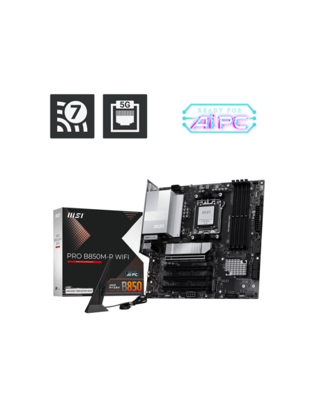 MSI 911-7E71-001 placa base AMD B850 Zócalo AM5 micro ATX