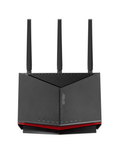 ASUS RT-BE86U router inalámbrico 10 Gigabit Ethernet Doble banda (2,4 GHz / 5 GHz) Negro