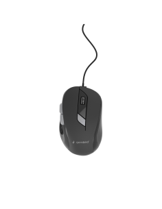 Gembird MUS-6B-01 ratón Oficina Ambidextro USB tipo A Óptico 1600 DPI