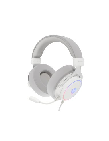 GENESIS Neon 764 Auriculares Alámbrico Diadema Juego USB tipo A Blanco
