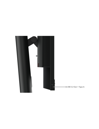 Lenovo ThinkCentre Tiny-In-One 24 Gen 5 pantalla para PC 60,5 cm (23.8") 1920 x 1080 Pixeles Full HD LED Negro