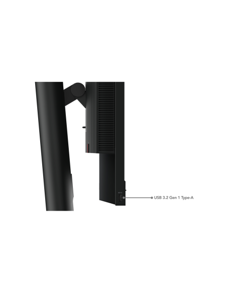 Lenovo ThinkCentre Tiny-In-One 24 Gen 5 pantalla para PC 60,5 cm (23.8") 1920 x 1080 Pixeles Full HD LED Negro