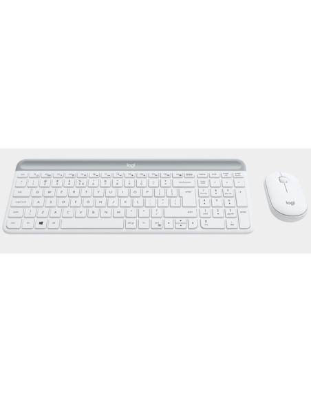 Logitech 920-009199 teclado Ratón incluido Oficina RF inalámbrico Español Blanco