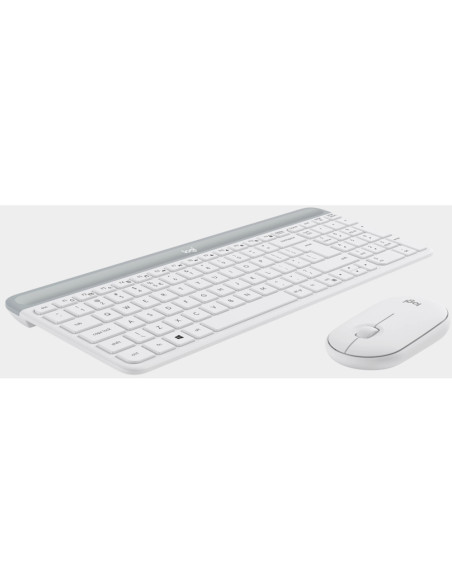 Logitech 920-009199 teclado Ratón incluido Oficina RF inalámbrico Español Blanco