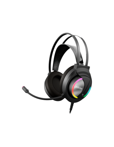 Krom Kappa Auriculares Alámbrico Diadema Juego Negro