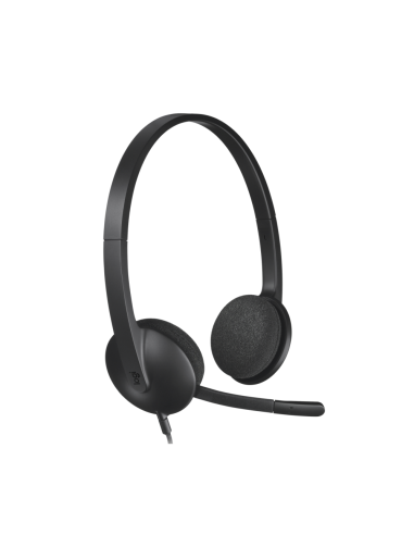 Logitech 981-000475 auricular y casco Auriculares Alámbrico Diadema Oficina/Centro de llamadas USB tipo A Negro