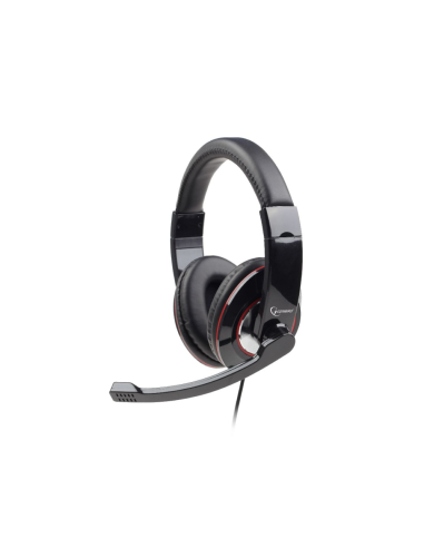 Gembird MHS-001 auricular y casco Auriculares Alámbrico Diadema Música Negro