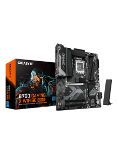 GIGABYTE B760 GAMING X WIFI6E GEN5 Placa Base – Compatible con procesadores Intel Core 14ª generación, VRM de 8+1+1 fases, hasta