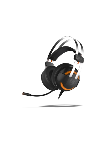 Krom Kode Auriculares Alámbrico Diadema Juego Negro