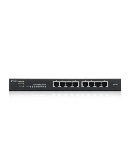 Zyxel GS1915-8 Gestionado L2 Gigabit Ethernet (10/100/1000) Negro