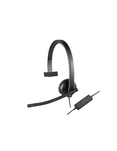 Logitech 981-000571 auricular y casco Auriculares Alámbrico Diadema Oficina/Centro de llamadas USB tipo A Negro