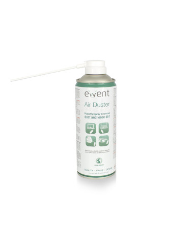 Ewent EW5601 kit de limpieza para computadora Lugares difíciles de alcanzar Limpiador de aire comprimido para limpieza de equipo