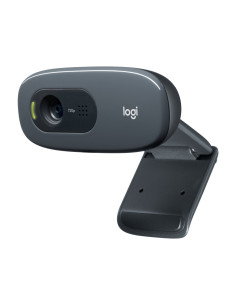 Logitech 960-001063 cámara web 3 MP 1280 x 720 Pixeles USB Gris, Gris Oscuro