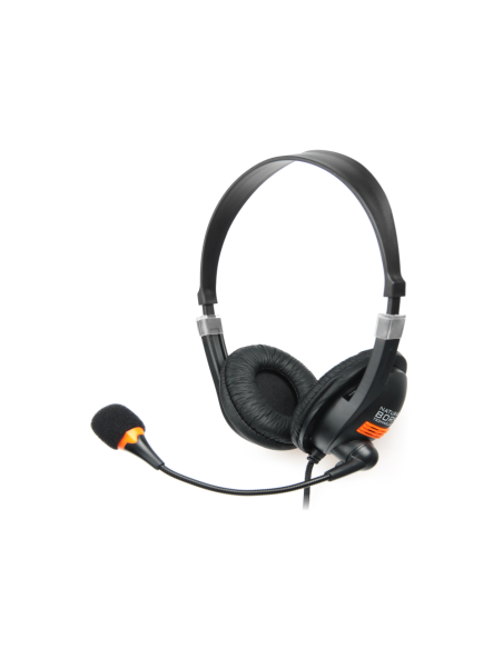 NATEC Drone Auriculares Alámbrico Diadema Llamadas/Música Negro, Naranja