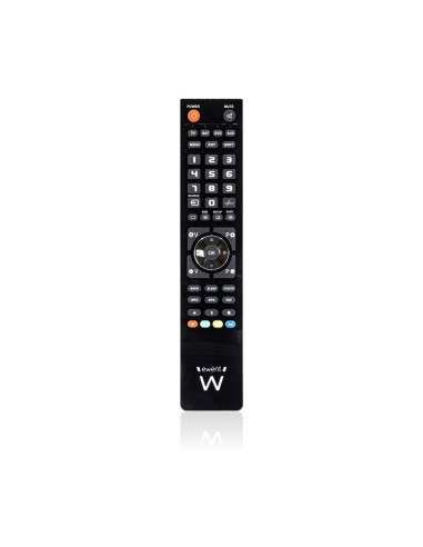 Ewent EW1570 mando a distancia DTT, DVD/Blu-ray, Proyector, SAT, STB, Altavoz para barra de sonido, TV, Universal, VCR Botones